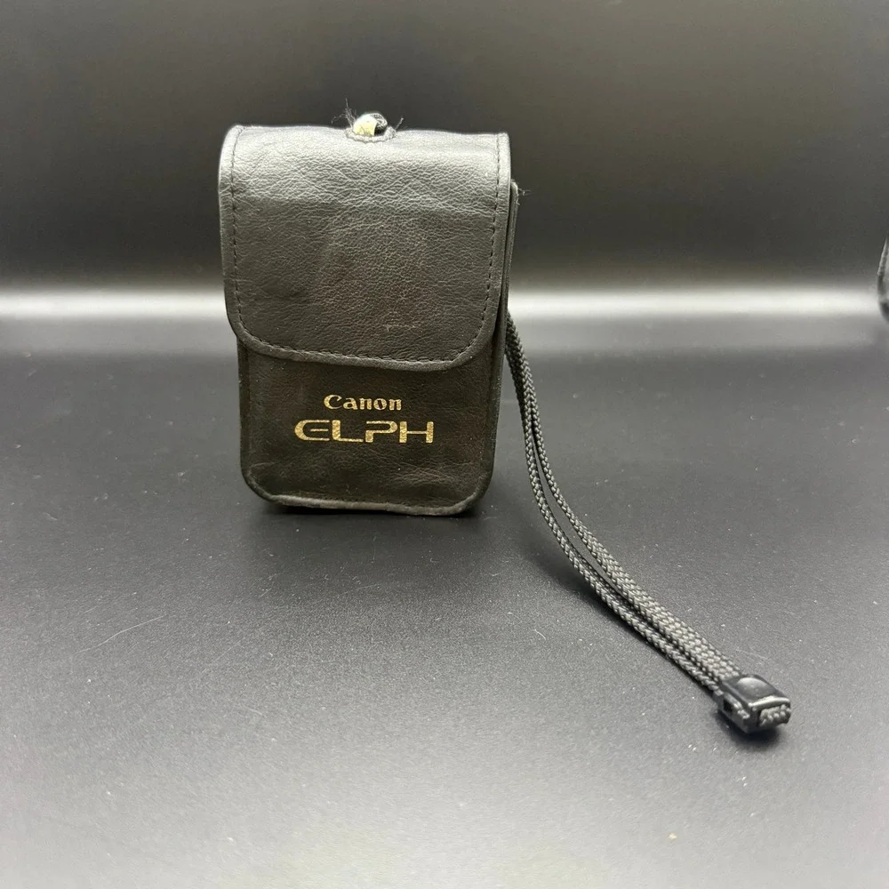 Canon ELPH 24-48mm Zoom Lens APS Film Camera Champagne Gold with Case